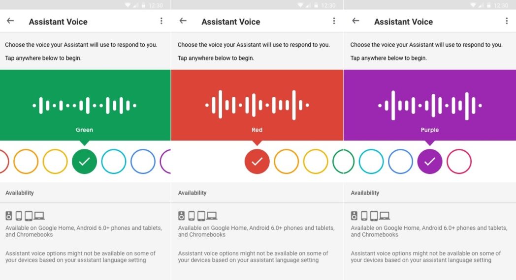 Thay đổi giọng nói của trợ lý ảo Google Assistant GoogleAssistant VoiceColor scaled