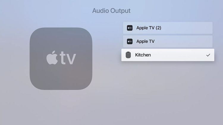 Apple TV HomePod