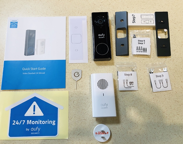 Bo san pham eufy Video Doorbell Wired 2K