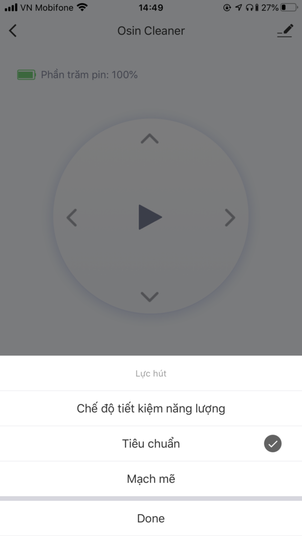 Dieu khien Liectroux C30B bang app 5