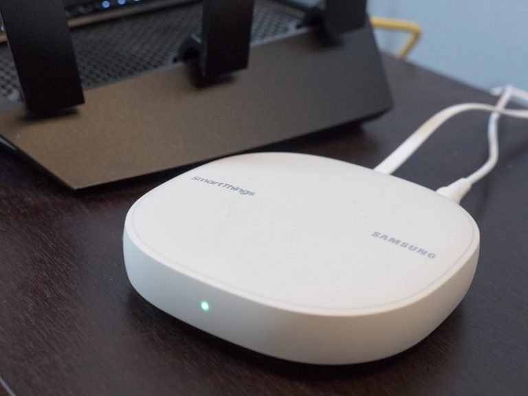 Hướng dẫn cài đặt thiết bị thông minh Samsung SmartThings Hub Samsung SmartThings Hub v3 1