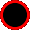 Solid red light ring