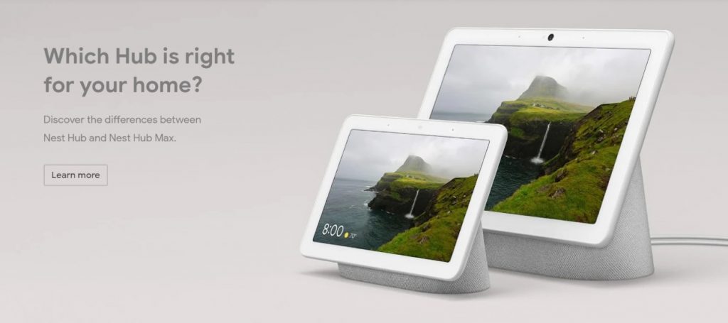 so sanh google nest hub nest hub