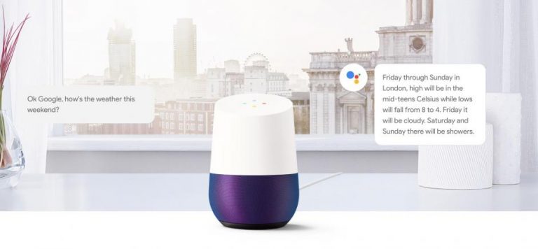 Google Home Weather