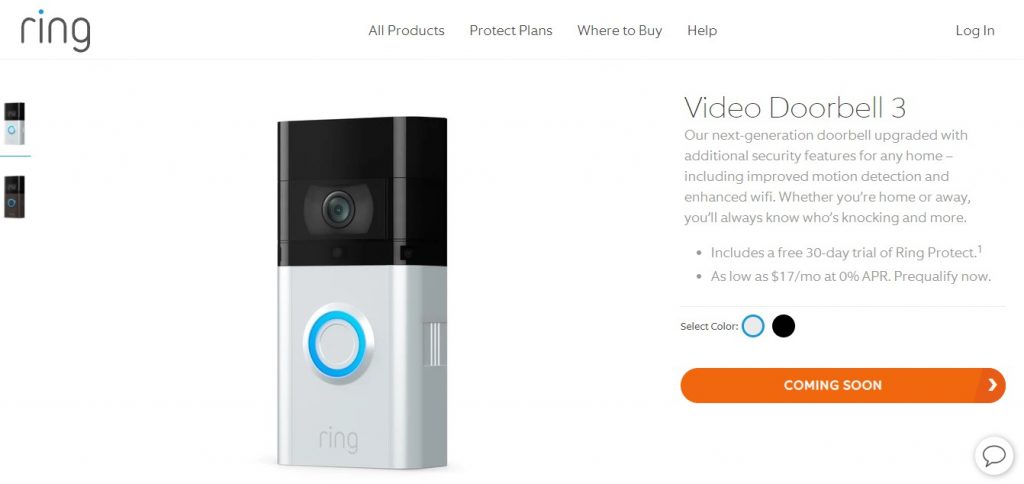 Ring Video Doorbell 3