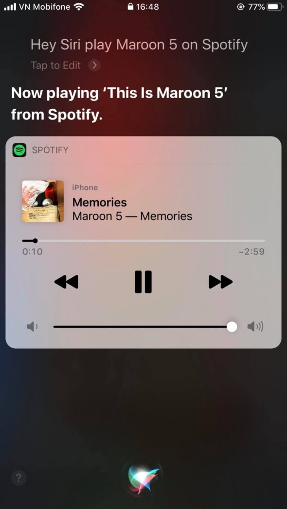 Siri Spotify scaled