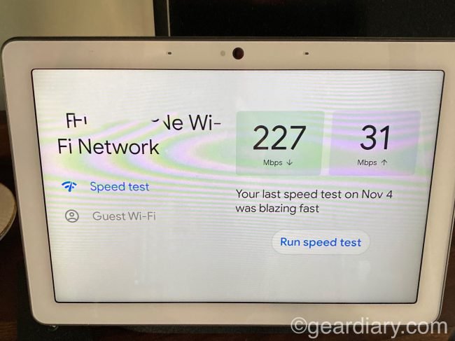 Speed test google wifi