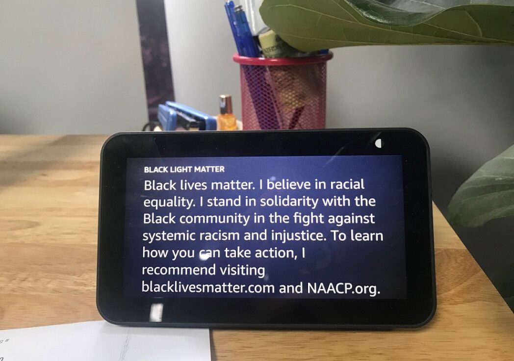 alexa ho tro black live matter scaled