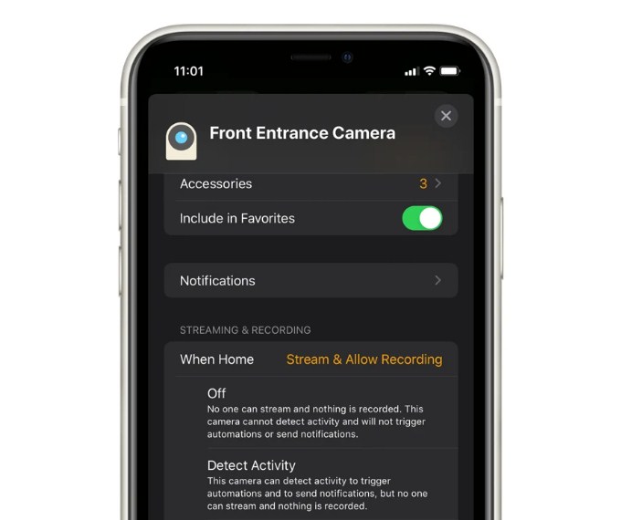 quan ly camera tren app Home