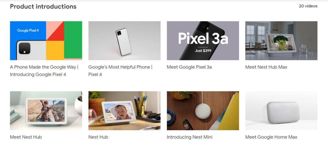 Xuất hiện trang Video trực tuyến mới trên Google Store trang video tren google store 1 scaled