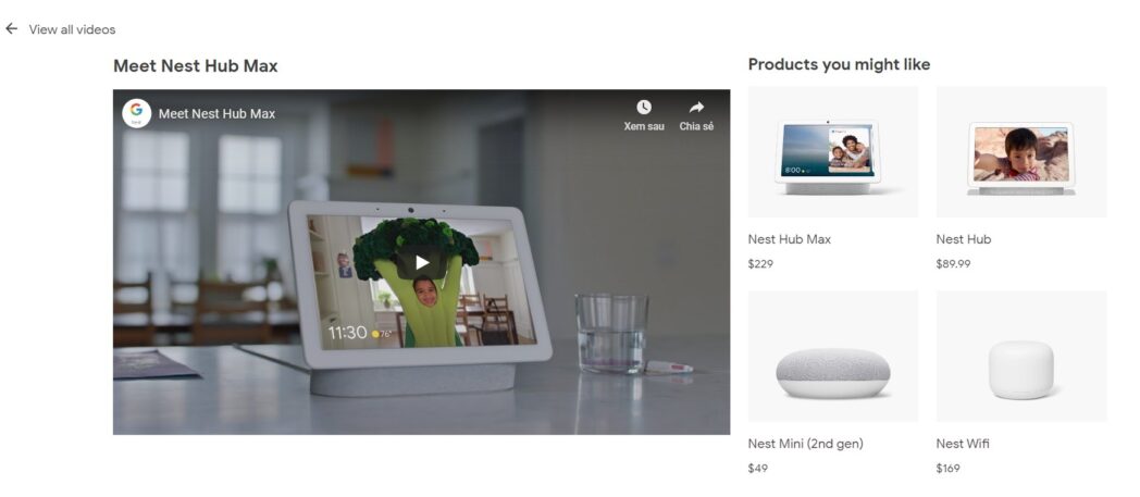 Xuất hiện trang Video trực tuyến mới trên Google Store trang video tren google store 4 scaled