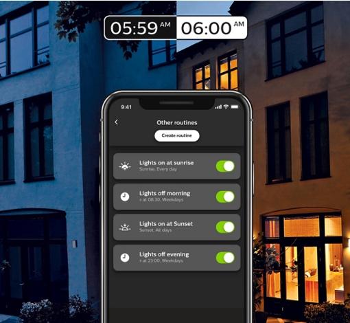 ung dung den philips hue hen gio