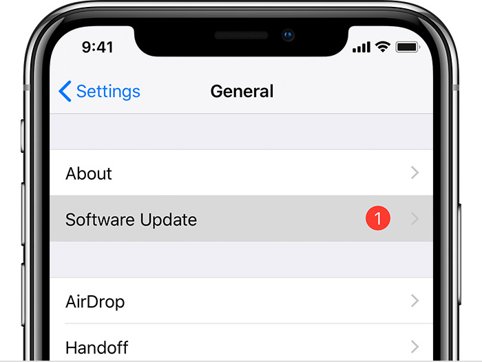 update ios