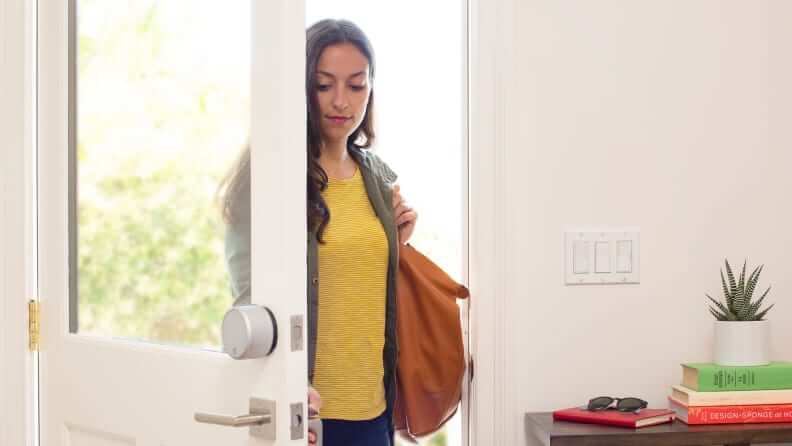 August Smart Lock Pro Lifestyle Girl 2