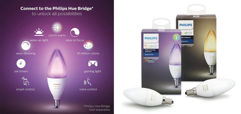 Banner review philips hue e12 2