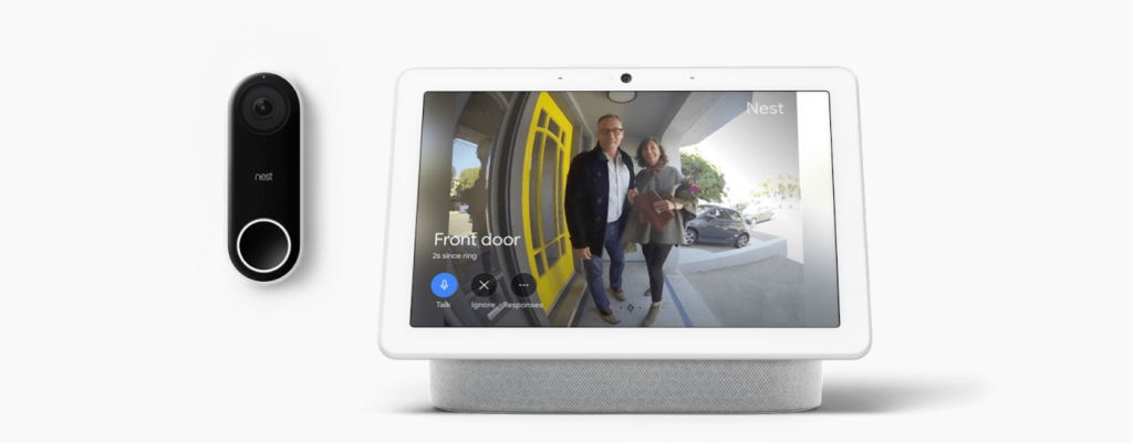 Google Nest Hub Max with nest hello