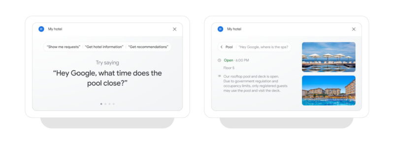 Google Nest Hub su dung ho tro khach san