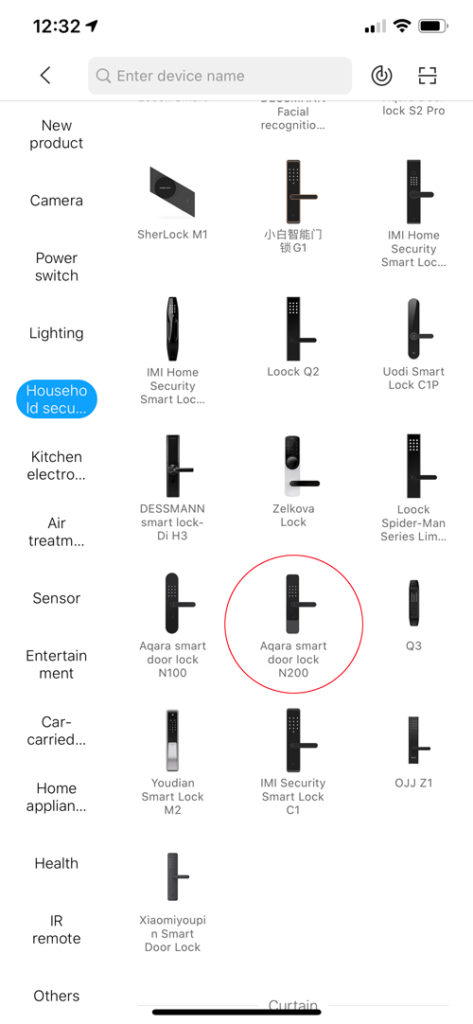 aqara door lock