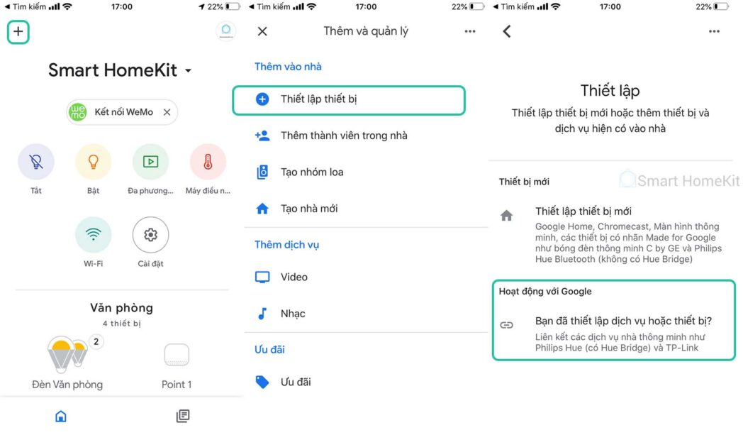 cach lien ket google home voi sensibo sky 1 3 scaled