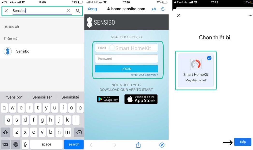 cach lien ket google home voi sensibo sky 4 5 scaled