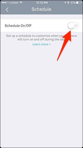 goole nest cam create schedule iq 4