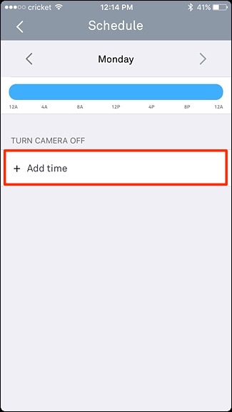 goole nest cam create schedule iq 6