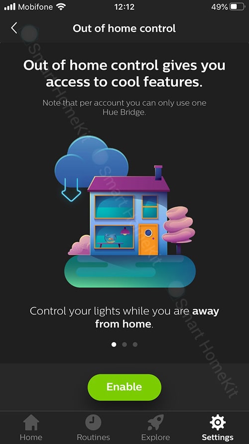 huong dan cai dat tu dong hoa Routines den thong minh philips hue 2