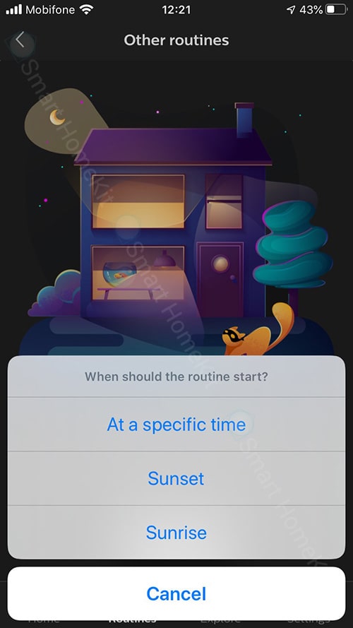 huong dan cai dat tu dong hoa Routines den thong minh philips hue 28