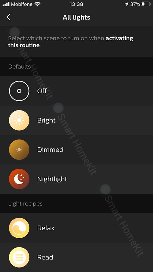 huong dan cai dat tu dong hoa Routines den thong minh philips hue 41