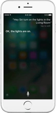 ios10 iphone6s home app control with siri