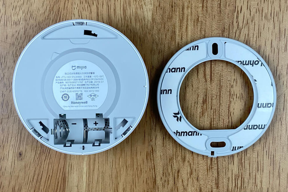 mijia smoke alarm back fitting plate