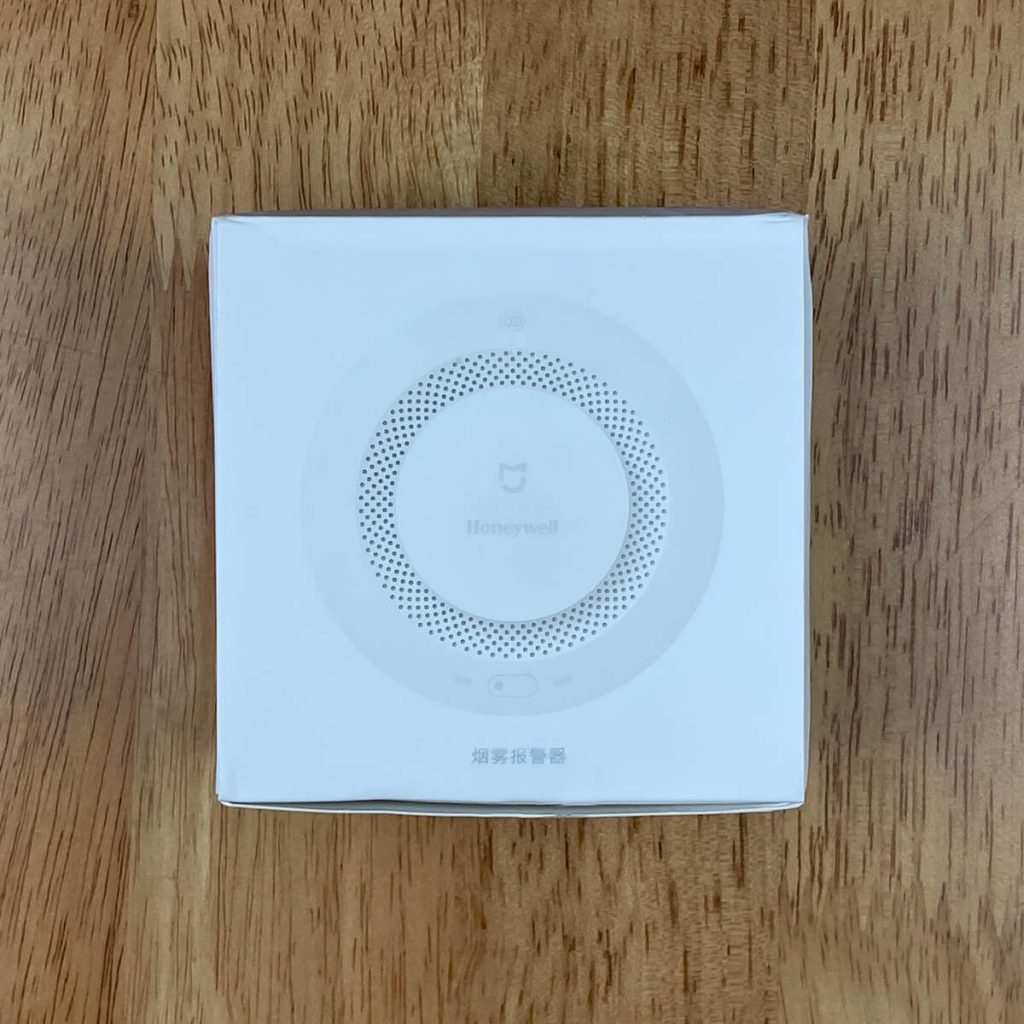 mijia smoke alarm box front