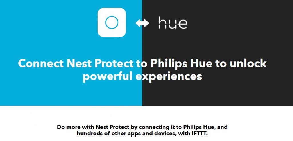 nest protect and philips hue