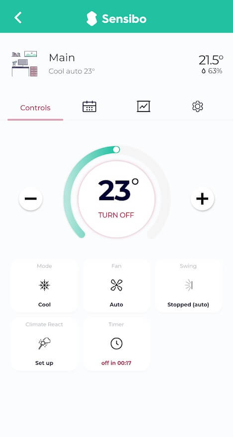 sensibo sky app