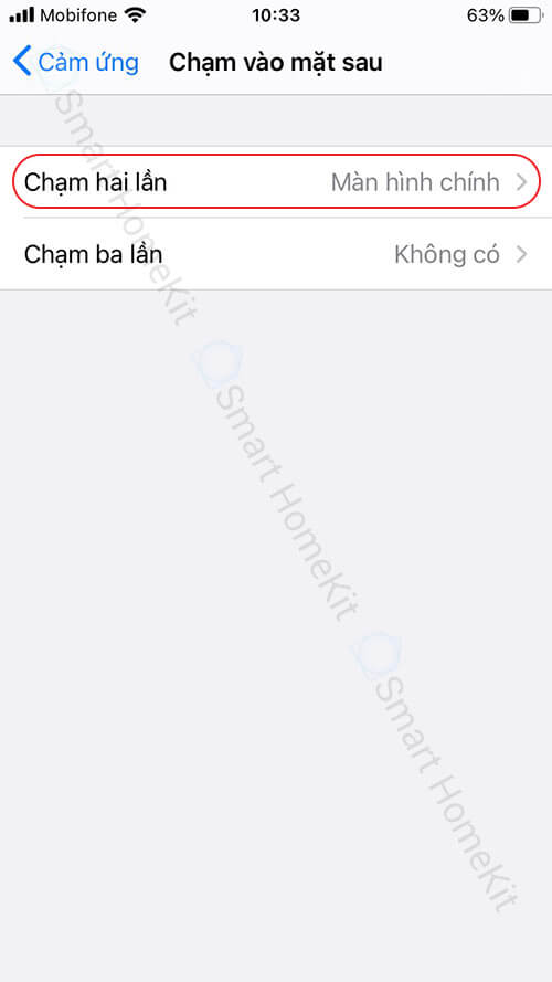 tap back ios 14 hue go 16