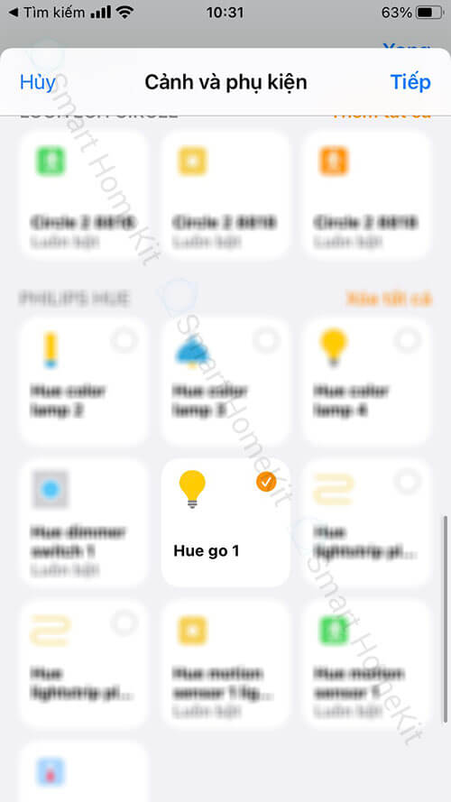 tap back ios 14 hue go 9
