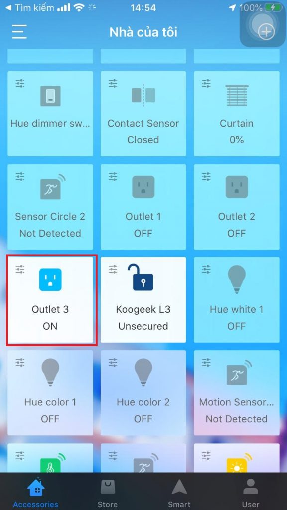 Hướng dẫn thêm và sử dụng ổ cắm thông minh Koogeek them o cam koogeek p1eu vao homekit buoc 4