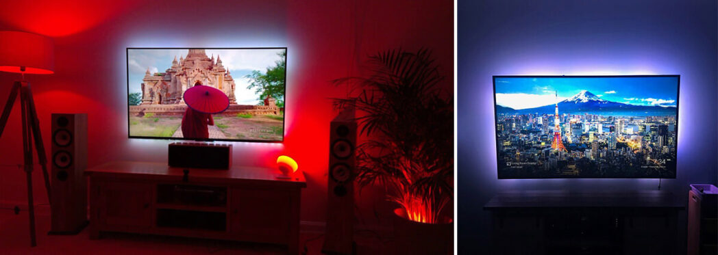 thiet ke phong giai tri voi den Philips Hue 1 scaled