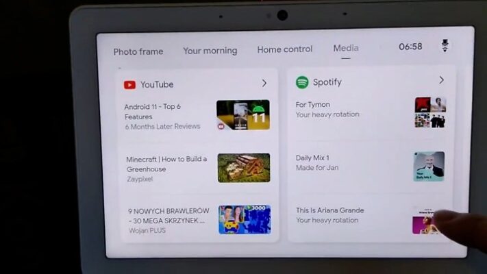 Nest Hub Max lo giao dien man hinh moi 3