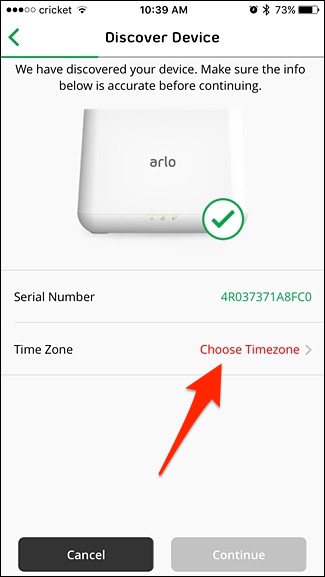 setup arlo camera 25