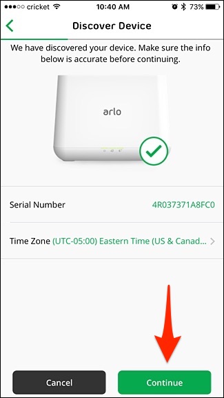 setup arlo camera 26