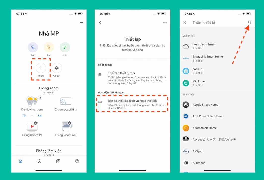 Google Home add new device scaled
