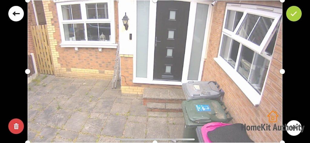 Netatmo app alert zones