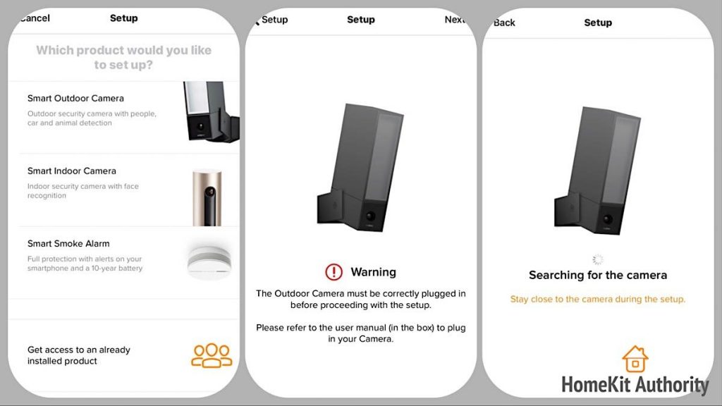 Netatmo security app add
