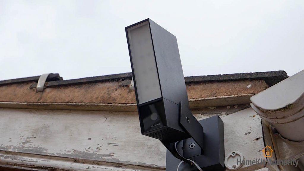 Netatmo smart outdoor camera siren outside