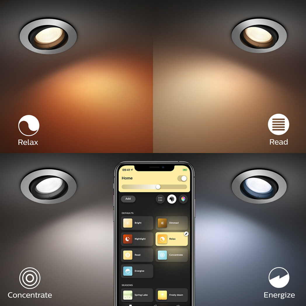 Philips Hue White and Color Ambiance Centura Recessed Spotlight 2 scaled