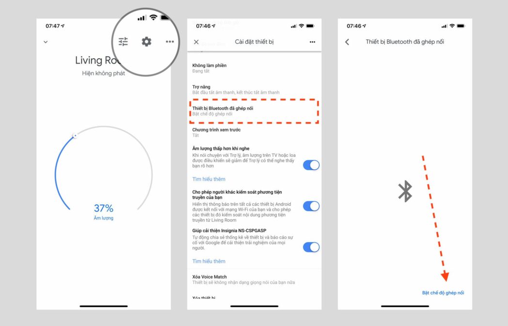 Cách dùng Google Home / Home Mini như là loa Bluetooth thông thường ghep loa scaled