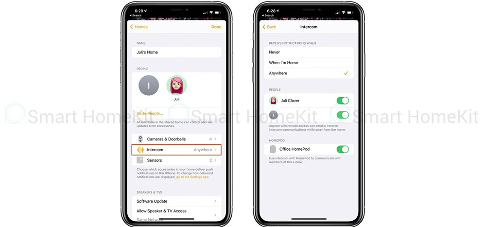 intercom apple home app 8