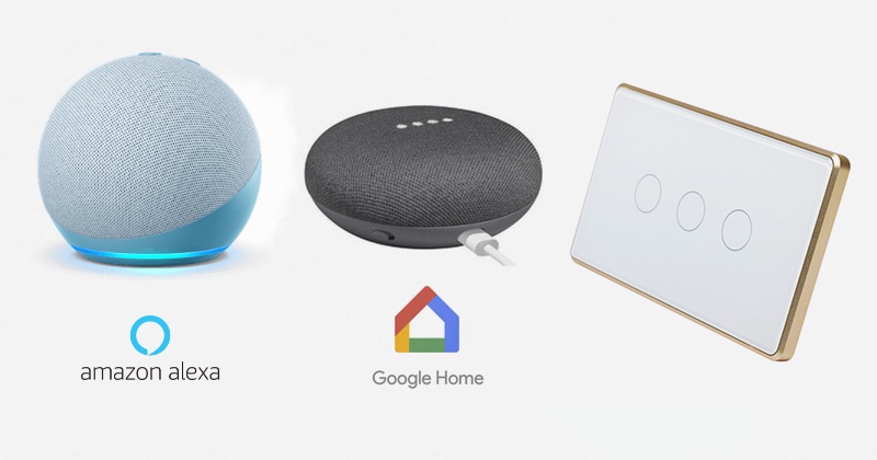 Cong tac Tuya Wifi dieu khien bang giong noi