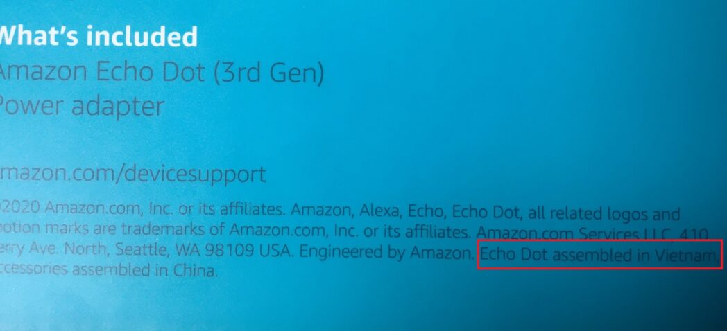Echo Dot san xuat tai Vietnam scaled